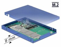 DeLock DeLOCK - Box esterno - M.2 Card / mSATA