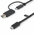 STARTECH USB-C CABLE WITH USB-A ADAPTER .  NMS