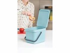 Brabantia Komposteimer Sort & Go 6 l, Mint, Fassungsvermögen