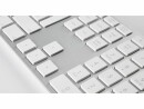 LMP Tastatur KB-3421 USB Silber, Tastatur Typ: Standard