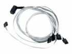 Adaptec HD-SAS Kabel: SFF-8643-4xSATA. intern,