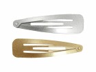 Creativ Company Haarspange Gold/Silber 6.6 x 1.7 cm, 4 Stück