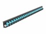 DeLock Verteilerplatte Frontblende 24 Port SC Simplex aqua