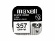 Maxell Europe LTD. Knopfzelle SR44W 10 Stück, Batterietyp: Knopfzelle