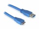DeLock USB 3.0-Kabel A - MicroB 3 m
