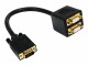 StarTech.com - 1 ft. VGA to VGA Splitter Cable - M/F Dual Monitor Video Cable Splitter (VGASPL1VV)