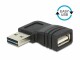 Image 1 DeLOCK - Adapter EASY-USB 2.0-A male > USB 2.0-A female angled left / right