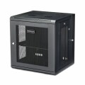 StarTech.com - 12U Wall-Mount Server Rack Cabinet - Up to 17 in. Deep - Hinged Enclosure