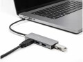 DeLock USB-Hub 4 x USB 3.0 Typ-A, Stromversorgung: USB