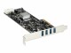 StarTech.com - 4 Port USB 3.0 PCIe Card w/ 4 Dedicated 5Gbps Channels (USB 3.1 Gen 1) - UASP - SATA / LP4 Power - PCI Express Adapter Card (PEXUSB3S44V)