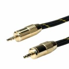 ROLINE GOLD 3,5mm Audio-Verbindungskabel Stecker / Stecker- 5 m