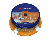 Verbatim - 25 x DVD-R - 4.7 GB 16x