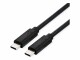 Value USB4 Gen3x2 (40Gbit/s) Kabel, C-C ST/ST, 100W, 0.8m