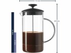 Leonardo Kaffeebereiter Caffè per me 1 l, Schwarz, Materialtyp