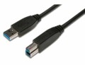 M-CAB 1M USB 3.0 A TO B - M/M BLACK 