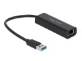 DeLock Netzwerk-Adapter USB-A ? RJ45, 2.5Gbps Schwarz