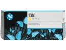 HP Inc. 738 300-ML YELLOW DESIGNJET INK CARTRIDGE MSD NS SUPL