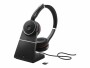 Jabra Headset Evolve 75SE MS Duo inkl. Ladestation, Microsoft