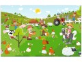 HERMA Schreibunterlage Kleine Farm 55 x 35 cm, Kalender