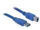 DeLock USB3.0 Kabel, USB-A Stecker zu USB-B Stecker,