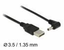 DeLock USB-Stromkabel Hohlstecker 3.5/1.3mm USB A - Spezial 1.5