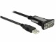 DeLock Serial-Adapter USB A  zu RS-232 DB9