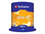 Verbatim DVD-R Medien 4.7GB,16x,100er Spind