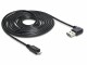 DeLock Delock Easy-USB2.0-Kabel A-MicroB: 1m, USB-A