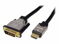 Roline ROLINE DVI-D/HDMI 2,0m Kabel, DVI (24+1) ST