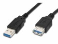M-CAB 1.8M USB 3.0 A TO A - M/F BLACK 
