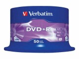 Verbatim DVD+R Medien 4.7GB,16x,50er Spind