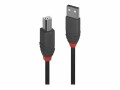 LINDY 7,5m USB 2.0 Typ A/B Cable Anthra