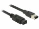 DeLock FireWire-Kabel 400Mbps 9Pin-6Pin 1