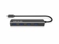 RaidSonic ICY BOX USB-Hub IB-AC6405-C, Stromversorgung: USB, Anzahl