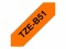 Bild 5 Brother Beschriftungsband TZe-B51 Schwarz auf Orange, Länge: 5 m