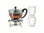 Bodum Tee-Set Chambord 1.3 l, Transparent, Material