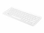 HP Inc. HP Tastatur 350 Compact Keyboard White, Tastatur Typ