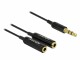 DeLock Audio-Kabel Klinke 3.5mm, male - Klinke 3.5mm, female