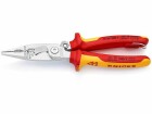 Knipex Elektro-Installtionszange 200 mm verchromt, Öse, Typ