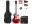 Bild 0 MAX E-Gitarre GigKit LP Style Rot, Gitarrenkoffer / Gigbag