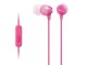 Sony In-Ear-Kopfhörer MDREX15APPI Pink, Detailfarbe: Pink