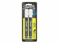 Sharpie Kreidemarker M 2er Blister, Weiss, Strichstärke: Medium (M)