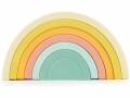 bieco Stapelspielzeug Silikon Regenbogen Tropical Vibes