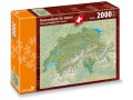 Carta.Media Puzzle Panoramakarten Schweiz, Motiv: Landkarte