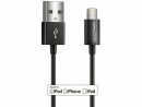 deleyCON USB 2.0-Kabel USB A - Lightning 2 m