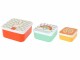 FURBER Lunchbox Set, 3-teilig Mehrfarbig, Materialtyp: Kunststoff