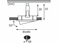 Paulmann Einbauspot Nova Coin 3-Stepdim Set, 3 x 6