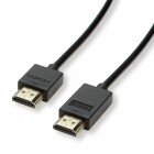 Roline HDMI Verbindungskabel - 2 m - 4K - 3D - HDR - Schwarz