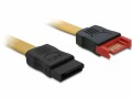 DeLock SATA3-Kabel gelb, Verlängerung 30 cm, Datenanschluss