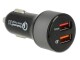 Navilock GP Batteries Car Adapter, 2x USB Typ-A